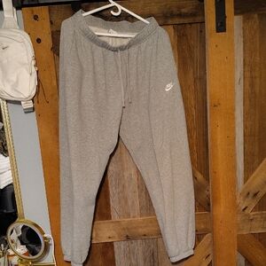 Nike Heather Gray Joggers Oversized M